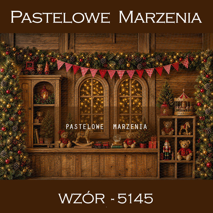 Christmas photographic background showing interior t_5145