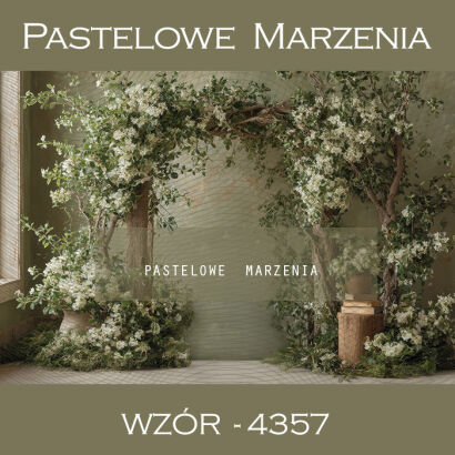 Spring photographic background with arch t_4357