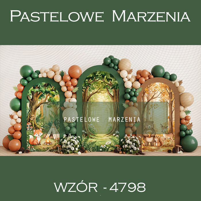 Tło fotograficzne urodzinowe z balonami t_4798