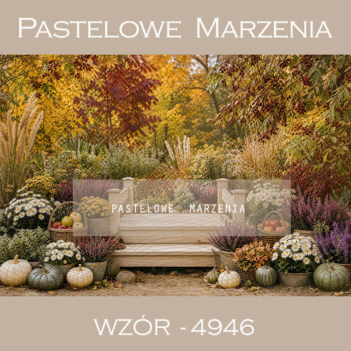 Autumn photographic background with flowers t_4946