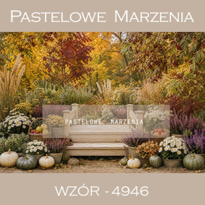Autumn photographic background with flowers t_4946