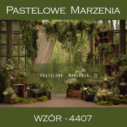 Tło fotograficzne wiosenne z drzwiami t_4407