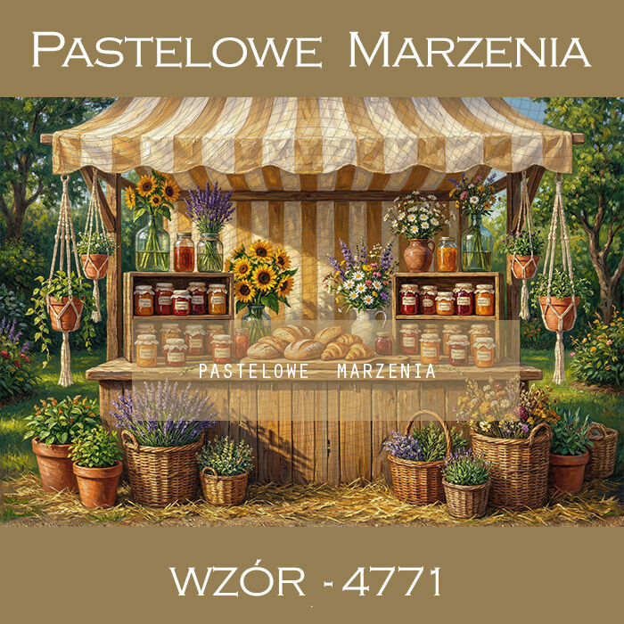 Tło fotograficzne letnie ze straganikiem t_4771