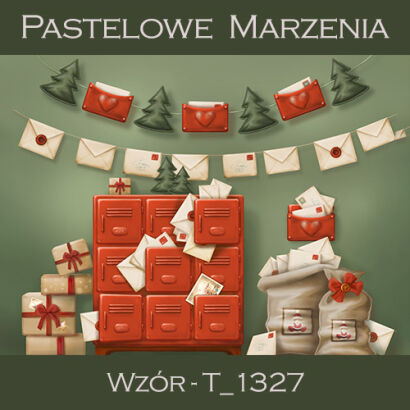 Photographic backdrop for Christmas with letters t_1327