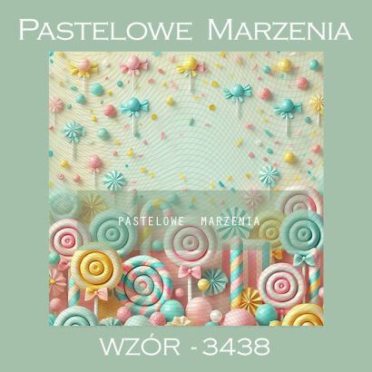 Photographic carnival backdrop with lollipops t_3438