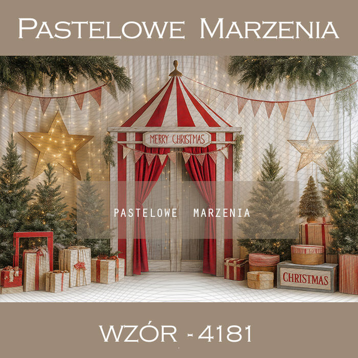 Christmas Photography Background with Circus t_4181