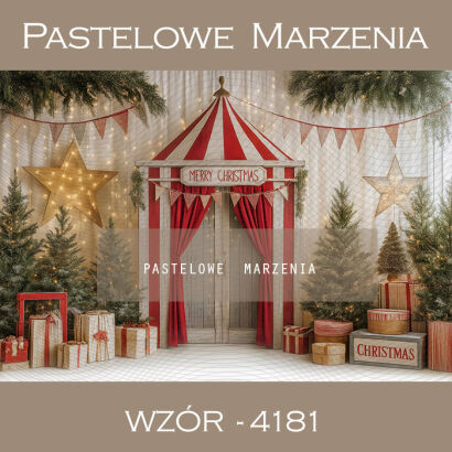 Christmas Photography Background with Circus t_4181