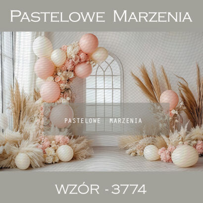 Tło fotograficzne urodzinowe z balonami t_3774