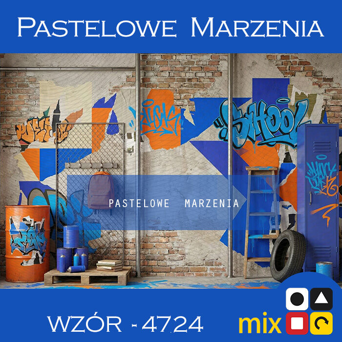 School photographic background with graffiti t_4724