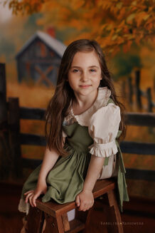 Photographic summer backdrop with fence t_3956 - 6