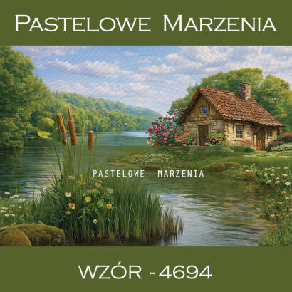 Tło fotograficzne wiosenne ze stawem t_4694