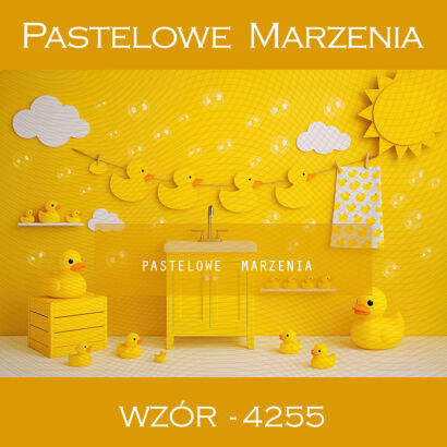Preschool photography background with ducklings t_4255