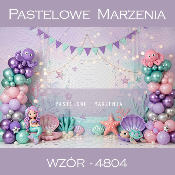 Tło fotograficzne urodzinowe z balonami t_4804