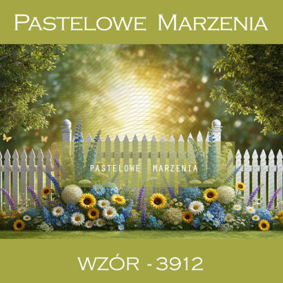 Photographic spring backdrop with flowers t_3912