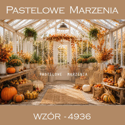 Autumn photographic background with greenhouse t_4936