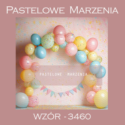 Photographic carnival backdrop with baloons t_3460