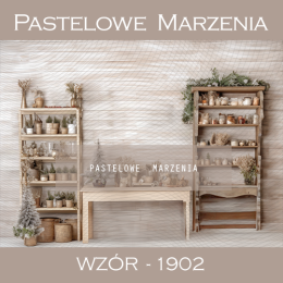 Photographic backdrop for Christmas with shelves t_1902