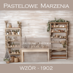 Photographic backdrop for Christmas with shelves t_1902