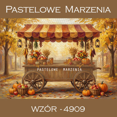 Autumn photographic background with a market stall t_4909