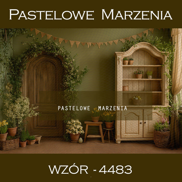 Tło fotograficzne wiosenne ukazujące wnetrze t_4483