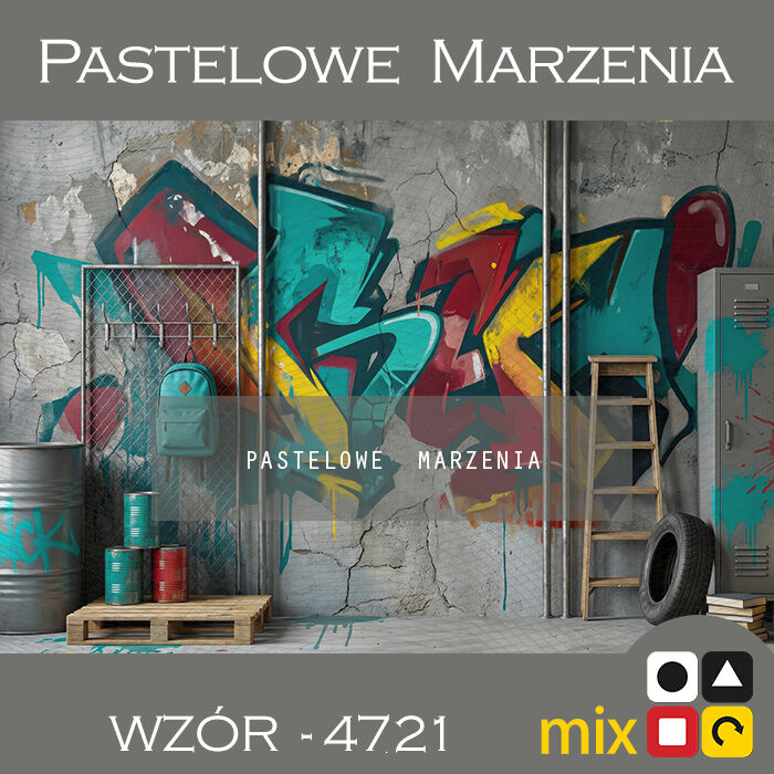 School photographic background with graffiti t_4721