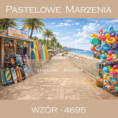 Summer photographic background with promenade t_4695