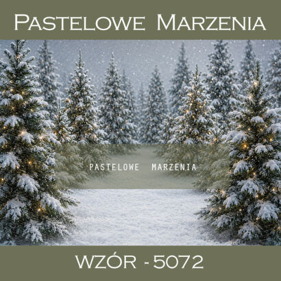 Christmas photographic background with Christmas trees t_5072