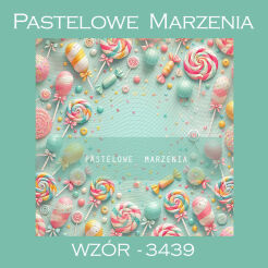 Photographic carnival backdrop with lollipops t_3439