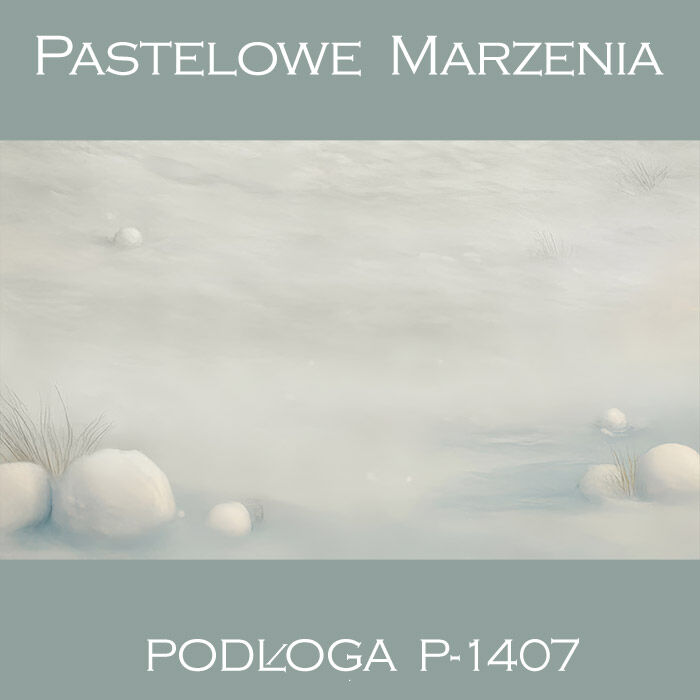 Tło fotograficzne winylowe, śnieg p_1407