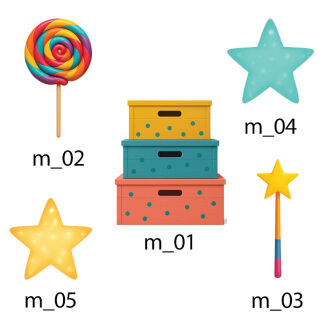 Dodatki dla wzoru t_4365 - komplet minimum 5 sztuk - 2