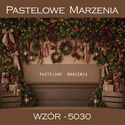 Christmas photographic backdrop with headrest t_5030