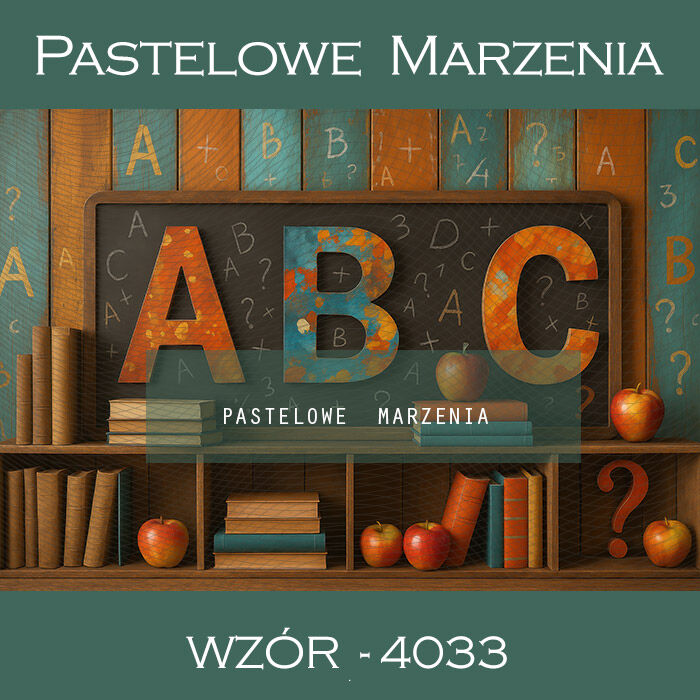 Photographic school backdrop with letters t_4033