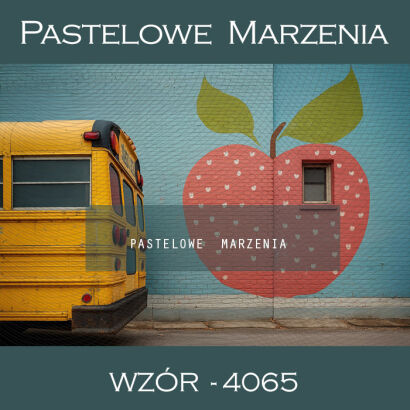 Tło fotograficzne szkolne z autobusem t_4065