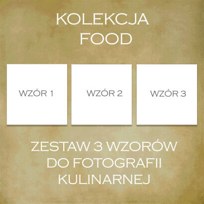 Tło fotograficzne Food - zestaw 3 szt.