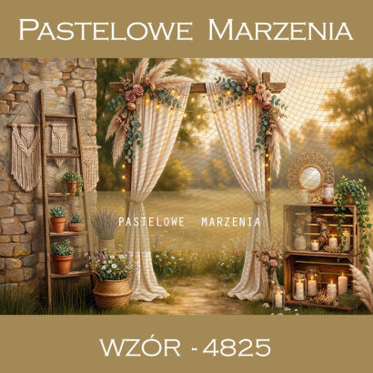 Summer photographic background with a gate t_4825