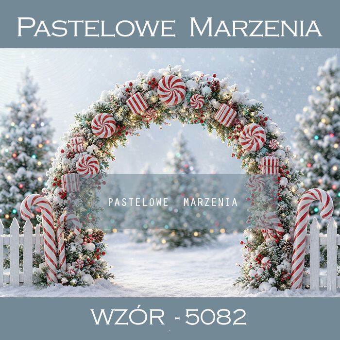 Christmas Photography Backdrop with Bow t_5082