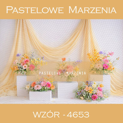 Tło fotograficzne wiosenne z kwiatami t_4653