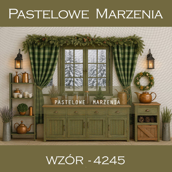 Christmas Photography Background with Kitchen t_4245
