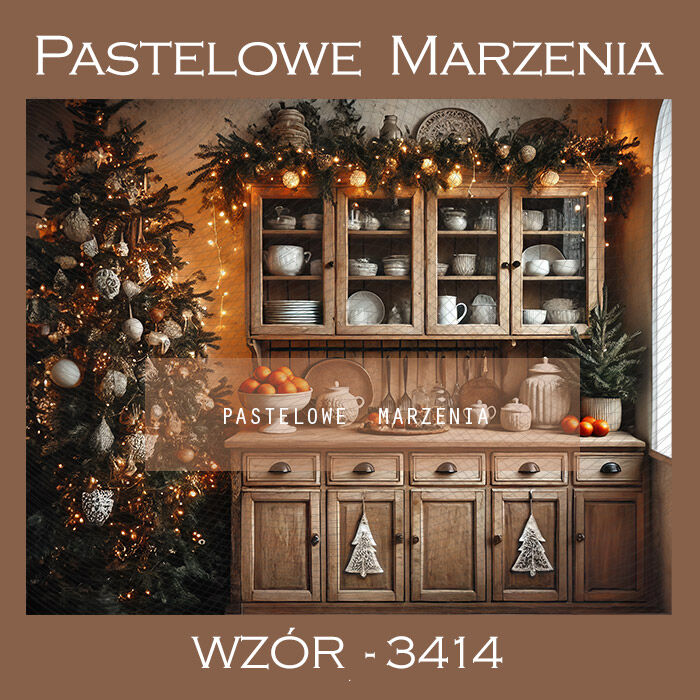 Photographic backdrop for Christmas with cabinet t_3414