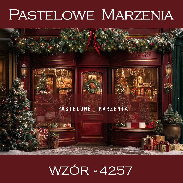 Christmas Photography Background with Shop t_4257