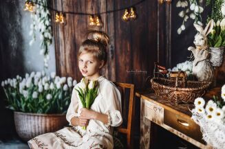 Photographic spring backdrop with cabinet t_3540 - 2