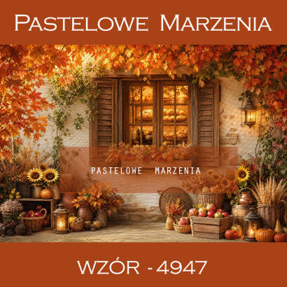 Autumn photographic background with window t_4947