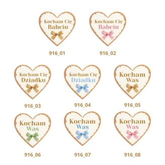 Dodatki Dzień Babci i Dziadka - serca - 2
