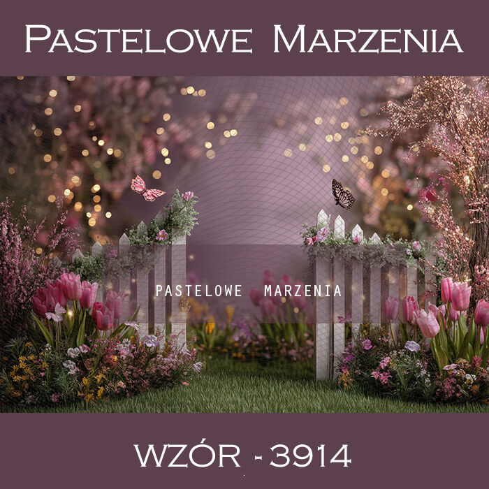 Photographic spring backdrop with flowers t_3914