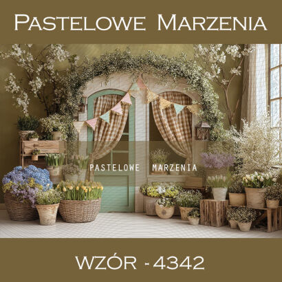 Spring photographic background with doors t_4342