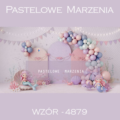Tło fotograficzne urodzinowe z balonami t_4879