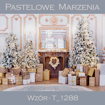 Photographic backdrop for Christmas showing white interior t_1288