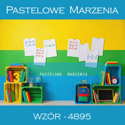 Tło fotograficzne szkolne z ścianą t_4895
