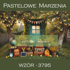 Tło fotograficzne szkolne z drzwiami t_3795