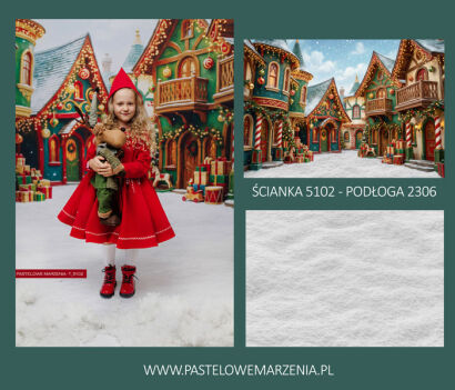 Zestaw ścianka materiałowa + podłoga t_5102, p_2306